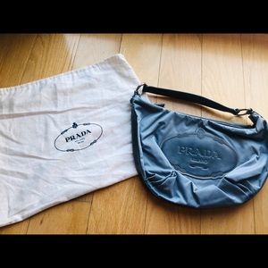 New, Never Used Prada crescent shoulder bag